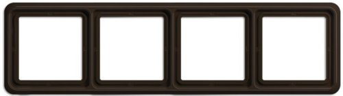 Рамка универсальная Jung CD500 4-м. коричневый картинка